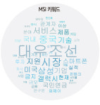 [빅데이터MSI]7일 빅데이터 핫 키워드…대우조선·시장·중국·삼성·지원