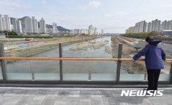 장안교서 중랑천 구경