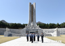 공군전우회 LA지회 대전현충원 참배