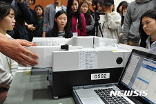 경북선관위, 대학생 투·개표 체험