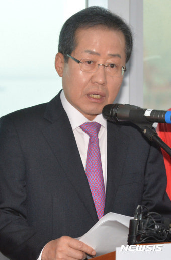 홍준표 한국당 대선 후보 인천 방문