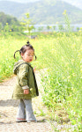유채향 즐기는 밀양 어린이