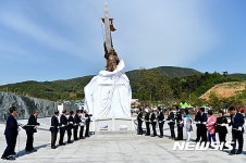 남해 이순신 순국공원 조형물 제막식