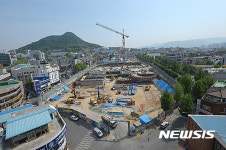 [춘천소식]신청사, 지상층 골조 공사 시작…16％ 공정 등