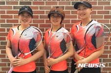 옥천군청 정구팀 국가대표 선수들