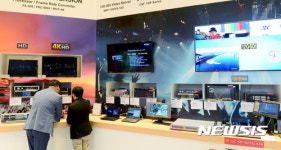 다양한 방송장비들