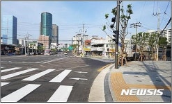 영등포역-신도림역구간 교통섬 철거