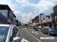 달라진 하동읍 중심지