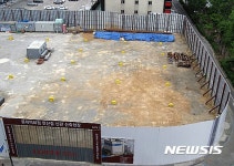 롯데백화점 안산점 신축공사 중단