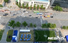 서울 도심에서 진행되는  포카리스웨트와 함께하는 풋살히어로즈 20