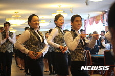 흥겨운 댄스 선보이는 강원관광대 학생들