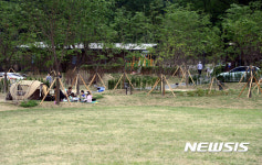 초안산 캠핑장 개장