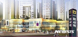 5호선 하남시 미사역 초역세권 복합상가 그랑파사쥬 분양