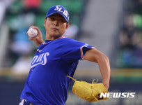 삼성 선발 안성무 역투