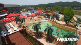 아산 파라다이스 스파도고 전경