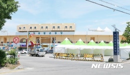 충북도민체전 분위기 고조하는 제천종합운동장