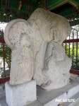청주 비중리 석조여래삼존·석조여래입상, 보물 됐다