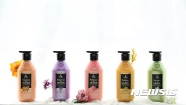 애경 케라시스 퍼퓨머리 드 그라스 샴푸·린스 5종 출시