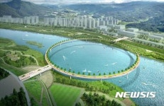 행복도시 금강보행교 조감도