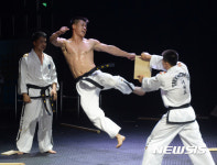 ITF 북한 시범단, 화려한 태권도 시범