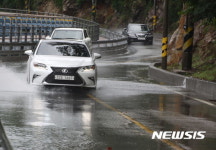 강원 시간당 40㎜···호우경보 