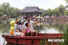 연꽃축제의 추억 담기