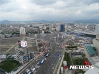 대구 동대구역 고가교 설치 완료···교통소통 원활 기대 