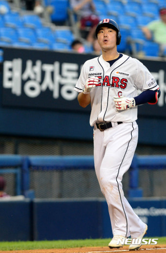 만루 홈런 두산 김재호