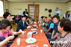 김동근 부지사, 무더위 쉼터 점검