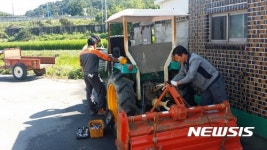 기장군농업기술센터, 여름철 농기계 순회수리봉사단 운영
