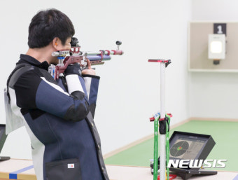 최창훈 삼순데플림픽 10m 공기소총 은메달