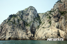 흑산면 만재도의 기암괴석