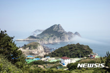 바다 위 섬 신안 흑산면 만재도