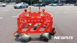 부산 연산교차로 포트홀 발생