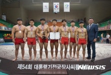 운호고등학교, 제54회 대통령기전국장사씨름대회 고등부 단체전 준우승
