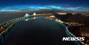 불빛 밝힌 목포 해안도로