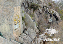 목포 유달산 부동명왕상과 홍법대사상