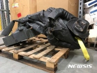 파괴된 미국 남부연합군 기념상 