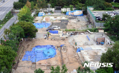 남산 중앙정보부 6국 터 철거