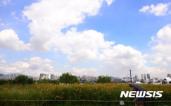 처서 앞둔 파란하늘