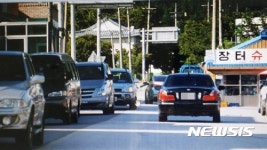 보은 장안면 주민, 면소재지 도로 확장·포장 요구