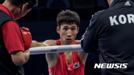 충주시청 김인규, 세계복싱선수권서 동메달 확보···한국, 6년 만에 4강행