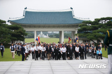 국립서울현충원 찾은 외국인 참전 용사들