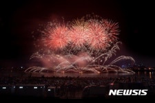 구미시 23일 낙동강 수상불꽃축제