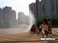 강동소방서, 서울강솔초등학교 공공기관합동 소방훈련 실시