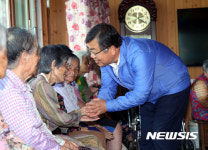 박일호 밀양시장, 추석 소망요양원 어르신 격려