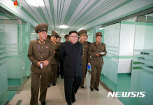 북한 김정은 위원장 농장 현지 지도