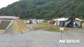 캠핑족들로 가득 찬 태백소원지오토캠핑장