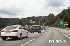 정체현상 없는 중앙고속도로 춘천~금호 구간
