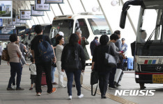 '역귀성' 작별의 인사